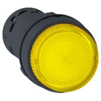 XB7NJ08B1 - ILLUM. P.B - LED - Latch -1NO - Yellow - 24v, Schneider Electric