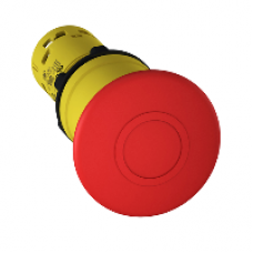 XB7NT845 - Emergency stop Ø22 - red mushroom Ø40mm - trigger latching push-pull 1 NO + 1 NC, Schneider Electric