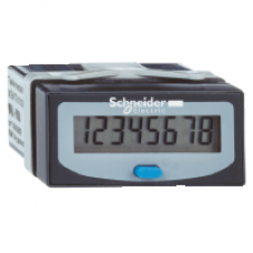 XBKH81000033E - hour counter - LCD 8 digit display - internal Li battery, Schneider Electric