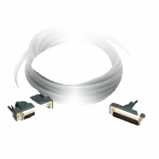 XBTZ918 - Uni-Telway connecting cable - L = 2.5m - 2 male SUB-D 25, Schneider Electric