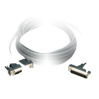 XBTZ918 - Uni-Telway connecting cable - L = 2.5m - 2 male SUB-D 25, Schneider Electric
