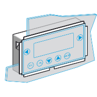 XBTZN01 - Magelis XBT - kit for flush mounting - XBTN small panel, Schneider Electric