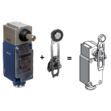 XC2JC10531 - limit switch XC2-J - roller lever - 1 C/O, Schneider Electric