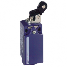 XCKD2527P16 - limit switch XCKD - th.plastic roller lever plung. Ver - 1NC+1NO - slow - M16, Schneider Electric