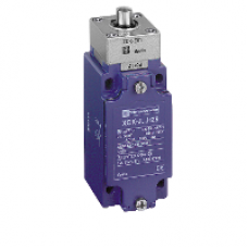 XCKJ161D - limit switch XCKJ - metal end plunger - 1NC+1NO - snap action - M12, Schneider Electric