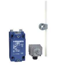XCKJ50559 - limit switch XCKJ - thermoplastic round rod lever 6 mm - 1NC+1NO - slow - Pg13, Schneider Electric