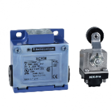 XCKM515 - limit switch XCKM - thermoplastic roller lever - 1NC+1NO - slow-break - Pg11, Schneider Electric