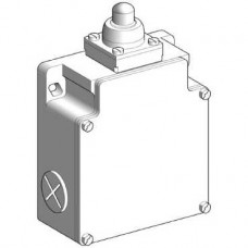 XCKML110 - limit switch XCKML - metal end plunger - 2x(1NC+1NO) - snap action - Pg13, Schneider Electric