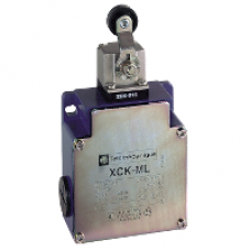 XCKML115 - limit switch XCKML - thermoplastic roller lever - 2x(1NC+1NO) - snap - Pg13, Schneider Electric