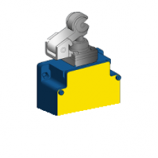 XCKML121 - limit switch XCKML - th.plastic roller lever plunger - 2x(1NC+1NO) - snap - Pg13, Schneider Electric