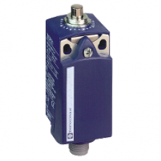 XCKP2110M12 - limit switch XCKP - metal end plunger - 1NC+1NO - snap - M12, Schneider Electric
