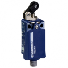XCKP2121M12 - limit switch XCKP - th.plastic roller lever plung. Hor - 1NC+1NO - snap - M12, Schneider Electric