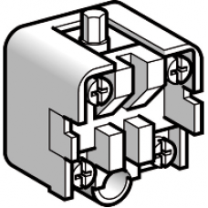 XCKZ01 - limit switch contact block XCKZ - 1 C/O snap action - silver plated, Schneider Electric