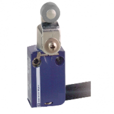 XCMD2117L1 - limit switch XCMD - steel ball bearing mount. roller lev. - 1NC+1NO - snap - 1 m, Schneider Electric