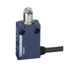XCMN2102L2 - limit switch XCMN - steel roller plunger - 1NC+1NO - snap - 2 m, Schneider Electric