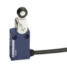 XCMN2115L1 - limit switch XCMN - thermoplastic roller lever - 1NC+1NO - snap - 1 m, Schneider Electric