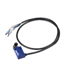 XCMN2121L1 - limit switch XCMN - th.plastic roller lever plung. Hor - 1NC+1NO - snap - 1 m, Schneider Electric