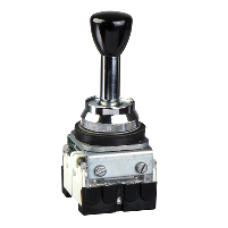 XD2AC202 - complete joystick controller - Ø30 - 2 directions - 2 C/O per direction, Schneider Electric