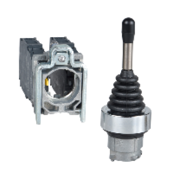 XD4PA14 - joystick controller Ø22 4-direction stay put 1NO per direction, Schneider Electric