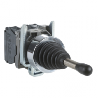 XD5PA12 - joystick controller Ø22 2-direction stay put 1NO per direction, Schneider Electric