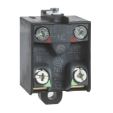 XE2SP4151B - snap action contact block for 2 step foot switch - 1 NC + 1 NO, Schneider Electric XE2SP4151B - snap action contact block for 2 step foot switch - 1 NC + 1 NO, Schneider Electric