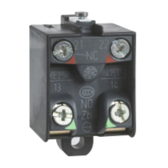 XE2SP4151B - snap action contact block for 2 step foot switch - 1 NC + 1 NO, Schneider Electric