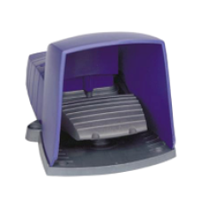 XPEM129 - single foot switch - IP66 - without cover - metallic - blue - 2 NC + NO, Schneider Electric XPEM129 - single foot switch - IP66 - without cover - metallic - blue - 2 NC + NO, Schneider Electric