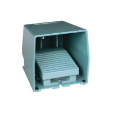 XPEM611 - single foot switch - IP66 - with cover - metallic - blue - 2 NC + 2 NO, Schneider Electric XPEM611 - single foot switch - IP66 - with cover - metallic - blue - 2 NC + 2 NO, Schneider Electric