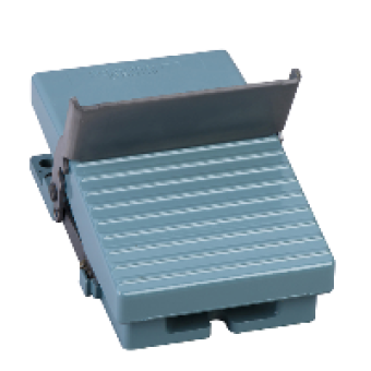 XPEM810 - single foot switch - IP66 - without cover - metallic - blue - 1 NC + 1 NO, Schneider Electric XPEM810 - single foot switch - IP66 - without cover - metallic - blue - 1 NC + 1 NO, Schneider Electric