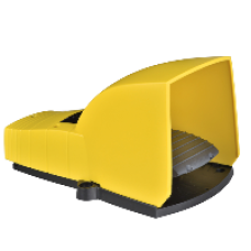 XPEY310 - single foot switch - IP55 - with cover - plastic - yellow - 1 NC + 1 NO, Schneider Electric XPEY310 - single foot switch - IP55 - with cover - plastic - yellow - 1 NC + 1 NO, Schneider Electric