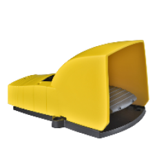 XPEY510 - single foot switch - IP55 - with cover - plastic - yellow - 1 NC + 1 NO, Schneider Electric XPEY510 - single foot switch - IP55 - with cover - plastic - yellow - 1 NC + 1 NO, Schneider Electric