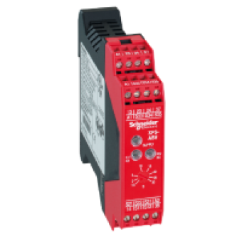 XPSABV1133P - module XPSABV - stop and switch monitoring - 24 V AC/DC, Schneider Electric