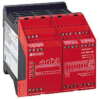 XPSAR311144P - module XPSAR - Emergency stop - 24 V AC DC, Schneider Electric