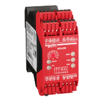 XPSATR11530P - module XPSATR - Emergency stop and protective guard - 24V DC time delay 30s, Schneider Electric