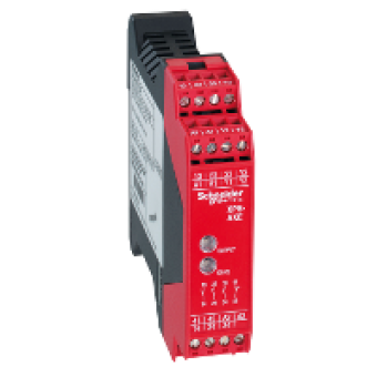XPSAXE5120C - module XPSAXE - stop and switch monitoring - 24 V DC, Schneider Electric