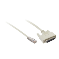 XPSMCSCY - Modbus serial link connecting cable - 1 RJ45/1 SUB-D 25 - 0.3 m, Schneider Electric