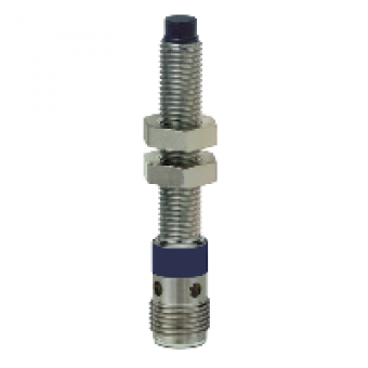 XS2M08PC410D - inductive sensor XS2 M8 - L61mm - stainless - Sn2.5mm - 12..24VDC - M12, Schneider Electric