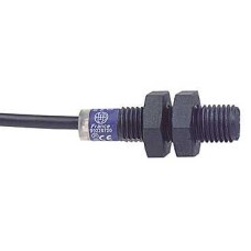 XS4P08NA340TF - inductive sensor XS4 M8 - L33mm - PPS - Sn2.5mm - 12..24VDC - cable 2m, Schneider Electric
