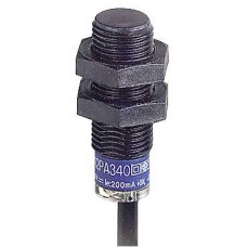 XS4P12KP340L2 - inductive sensor XS4 M12 - L50mm - PPS - Sn4mm - 12..24VDC - cable 10m, Schneider Electric