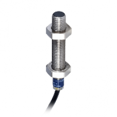 XS508B1PBL10 - inductive sensor XS5 M8 - L33mm - stainless - Sn1.5mm - 12..24VDC - cable 10m, Schneider Electric