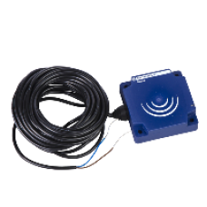 XS7D1A1PAL10 - inductive sensor XS7 80x80x26 - PBT - Sn40mm - 12..24VDC - cable 10m, Schneider Electric