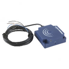 XS8D1A1PAL2DIN - inductive sensor XS8 80x80x26 - PBT - Sn60mm - 12..24VDC - cable 2m, Schneider Electric