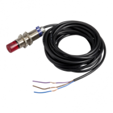 XUB1ANAWL2 - photo-electric sensor - XUB - reflex - 90° - Sn 4m - 12..24VDC - cable 2m, Schneider Electric