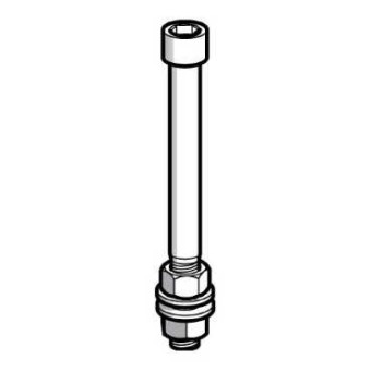 XUZ2001 - accessory for sensor - 3D fixing kit - M12 rod, Schneider Electric
