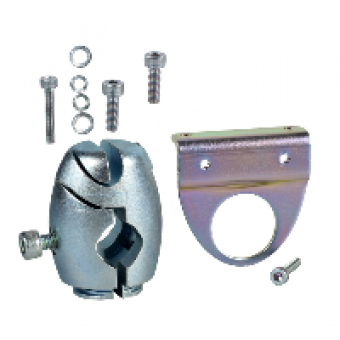 XUZM2003 - accessory for sensor - 3D fixing kit - ball-joint mounted fixing bracket - XUM, Schneider Electric