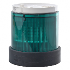 XVBC2G3 - Ø 70 mm illuminated unit - steady - green - IP65 - 120 V, Schneider Electric