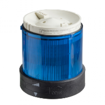 XVBC2G6 - Ø 70 mm illuminated unit - steady - blue - IP65 - 120 V, Schneider Electric
