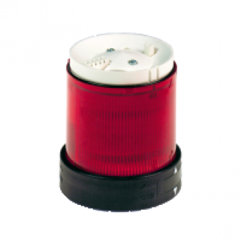 XVBC2M4 - Ø 70 mm illuminated unit - steady - red - IP65 - 230 V, Schneider Electric