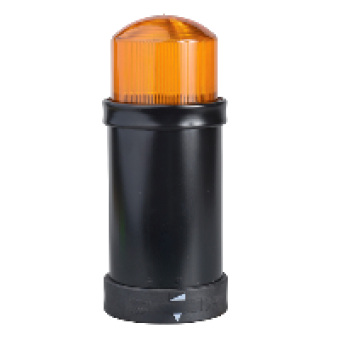 XVBC6M5 - Ø 70 mm illuminated unit - flashing - orange - IP65 - 230 V, Schneider Electric