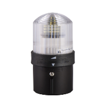 XVBL0B7 - Ø 70 mm tower light - steady - clear - IP65 - 24 V, Schneider Electric